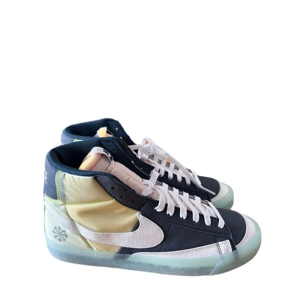 Nike Blazer Mid 77 Armory Navy White Men’s Size 10 - Picture 1 of 8